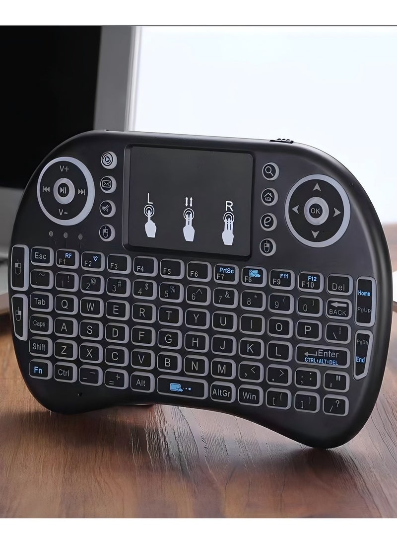 فيبوتون لوحة مفاتيح I8 صغيرة لاسلكية تعمل بنظام التحكم عن بعد مع لوحة تعمل باللمس - Image 2