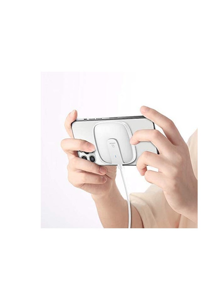 USAMS Magnetic Wireless Fast Charger 15Watt White - Image 3