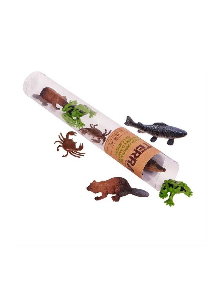 TERRA 8 PCS RIVER ANIMALS 8-12 CM