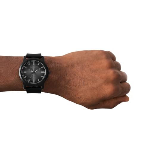 Skechers Men's Ostrom Three Hand Black Silicone Watch - Image 4