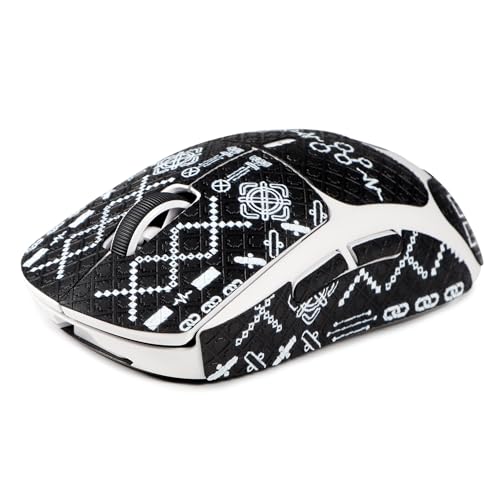 immoenuc Mouse Grip Tape for Logitech G PRO X Superlight 2 Wireless Gaming Mouse Anti Slip Skin Self-Adhesive,Pre-Cut,Sweat-Resistant Game Mouse Accessories - Image 1