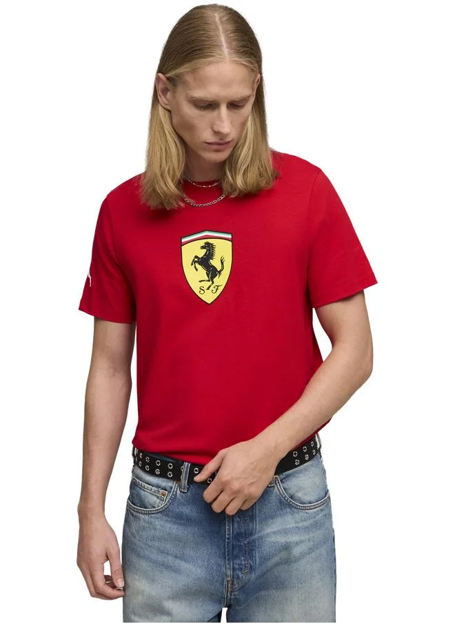 Scuderia Ferrari Coloured Shield Tee Men