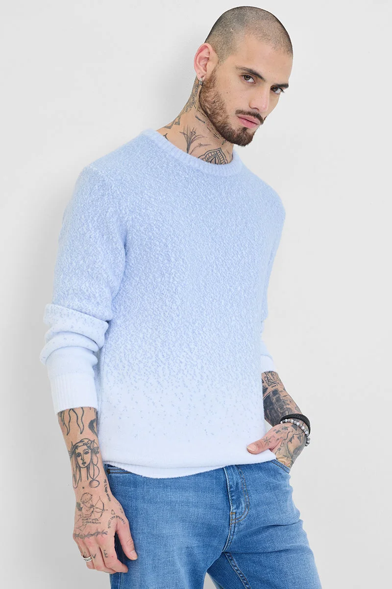 SNITCH Light Blue Ombre Light Weight Sweater