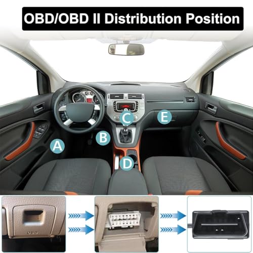 Gebildet Dash Cam OBD Hardwire Kit, Micro USB Hardwire Kit with OBD Power Cable for Dashcam 12-24V to 5V/3A with Low Voltage Protection 24h Parking Surveillance/Acc Mode for Dashcam, GPS or Radar - Image 4