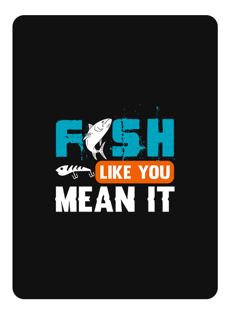 Theodor Protective Flip Case For Samsung Galaxy Tab S6 With Trifold Stand Auto Wake Sleep Shockproof Cover Fish like u mean it copy - Image 1