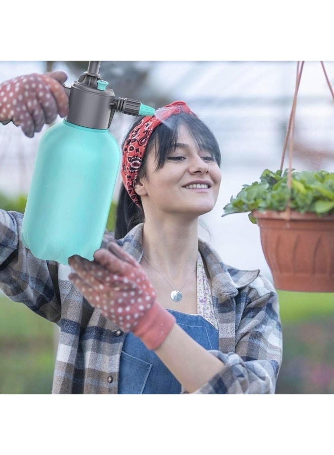 GUDOO عبوة رذاذ يدوية للحدائق بسعة 2 لتر. تحتوي على فوهة قابلة لضبط تدفق الماء. مناسبة لري النباتات والعشب في الحدائق المنزلية. لون أزود. خفيفة الوزن وسهلة الاستخدام. - Image 4