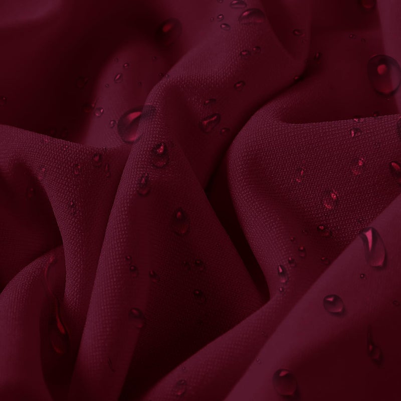 eccwai eccwai 12 PCS Waterproof Stretch Spandex Folding Chair Covers  Dining Room Chair Slipcovers Protector for Wedding  Banquet  Party  Holidays  Celebration and Decoration(Burgundy)  - Image 4