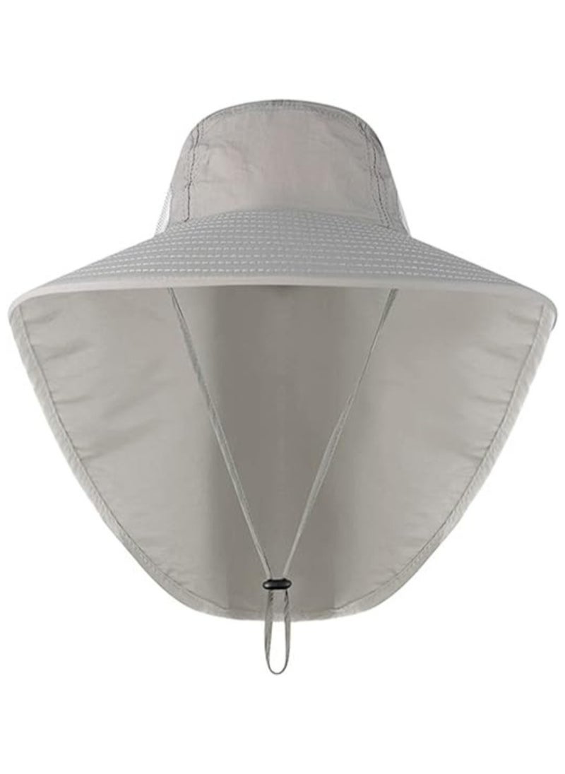 Scrolls Women/Men Hiking Sun Hat Summer Hat Mountaineering Big Eaves Fisherman Hat Summer Travel Sunscreen Hat Outdoor Sun Hat, Wide Brim Perfect Fit Ponytail Hole Quick-Drying Lightweight  - Image 1