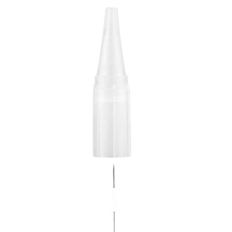 50Pcs Disposable Fog Eyebrow Permanent Eyeliner Lip Tattoo Microblading Needle   Needle Cap 3RL - Image 1