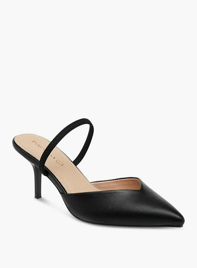 Pointed Toe Slip-On Shoes with Stiletto Heels