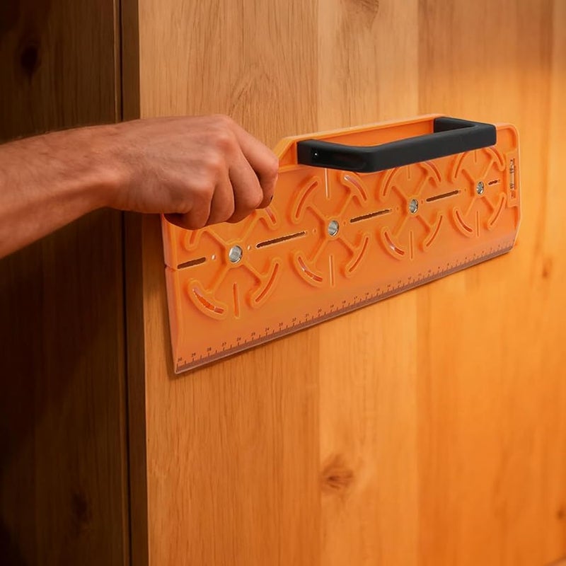 Outlet Box Cutting Drilling Template with Spirit Level for Electricians Homeowners Handymen - Image 4