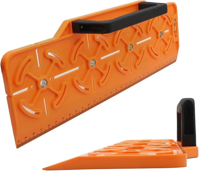 Outlet Box Cutting Drilling Template with Spirit Level for Electricians Homeowners Handymen - Image 1