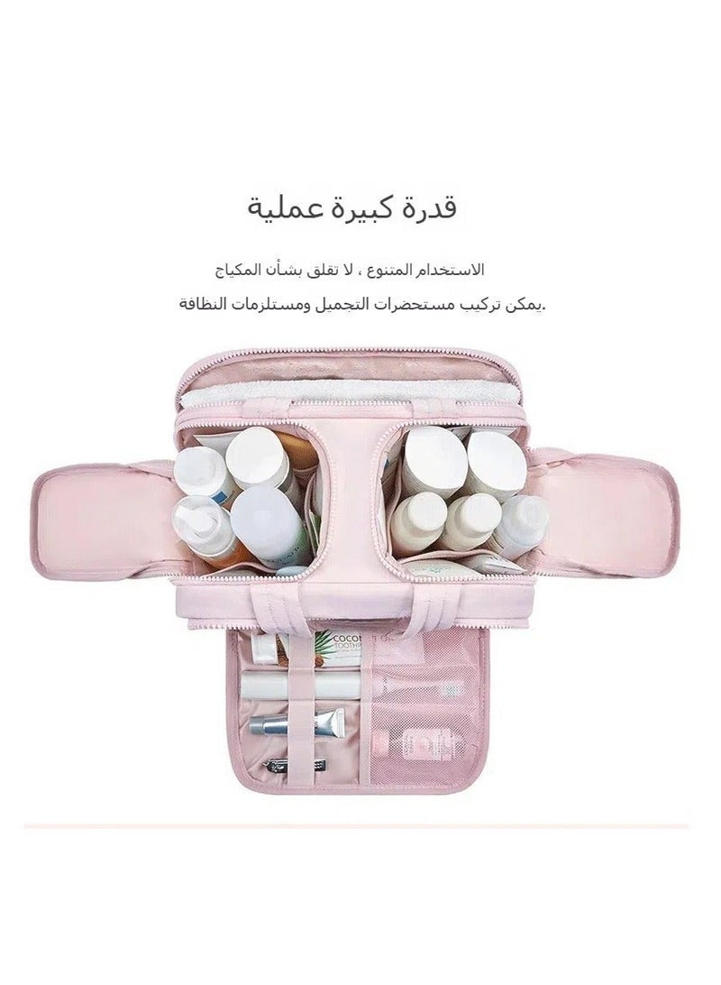 Multi-functional Toiletry Bag Portable Lightweight Padded Travel Storage Oversized Cosmetic Bag Classified Multi-layer Bag - Image 2