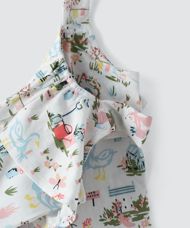 JELLIENE BABY GIRL AOP ROMPER - Image 4