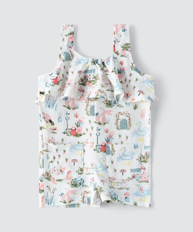 JELLIENE BABY GIRL AOP ROMPER - Image 1