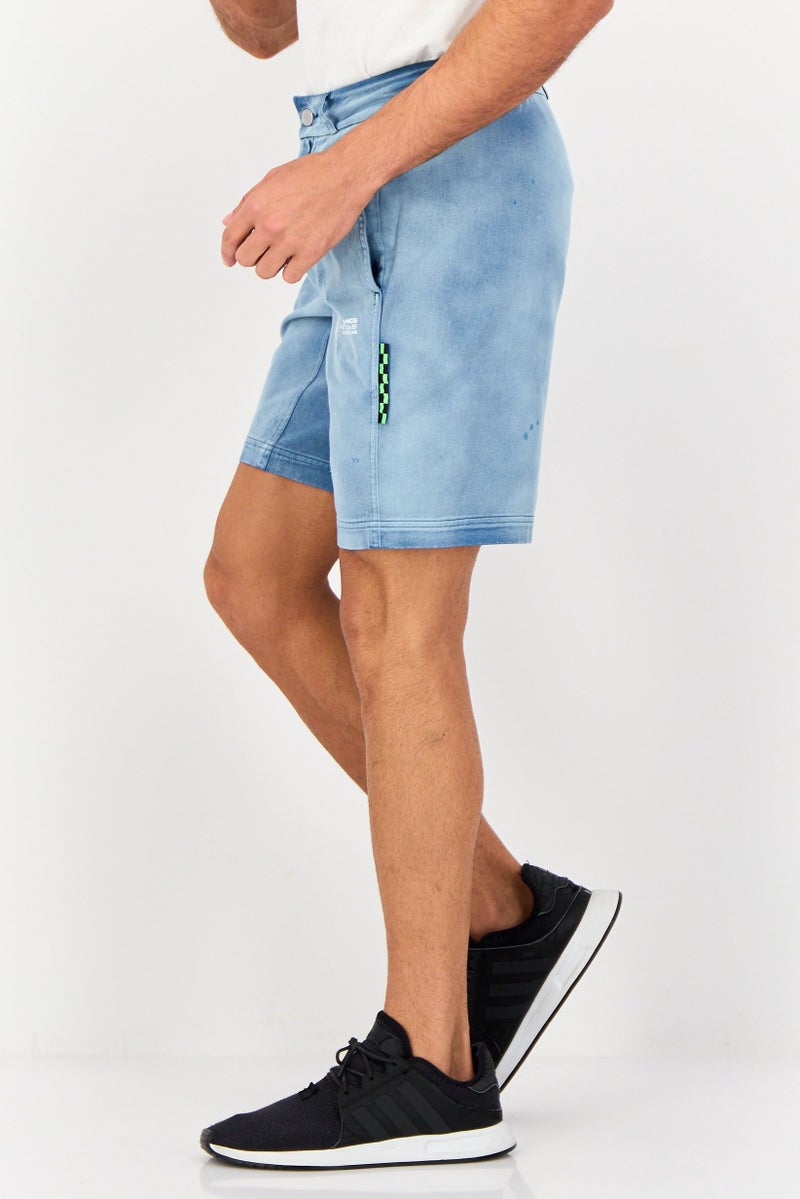 Puma x AMG Petronas Men Sportswear Fit Outdoor Shorts, Sage Blue - Image 3