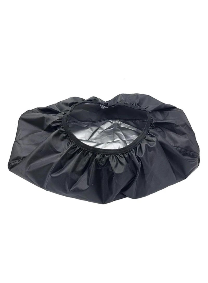 1PCS 600D Waterproof Universal Winch Cover Oxford Fabric Dust Resistant UV Resistant Winch Protection Cover Ideal for Electric Winches - Image 1