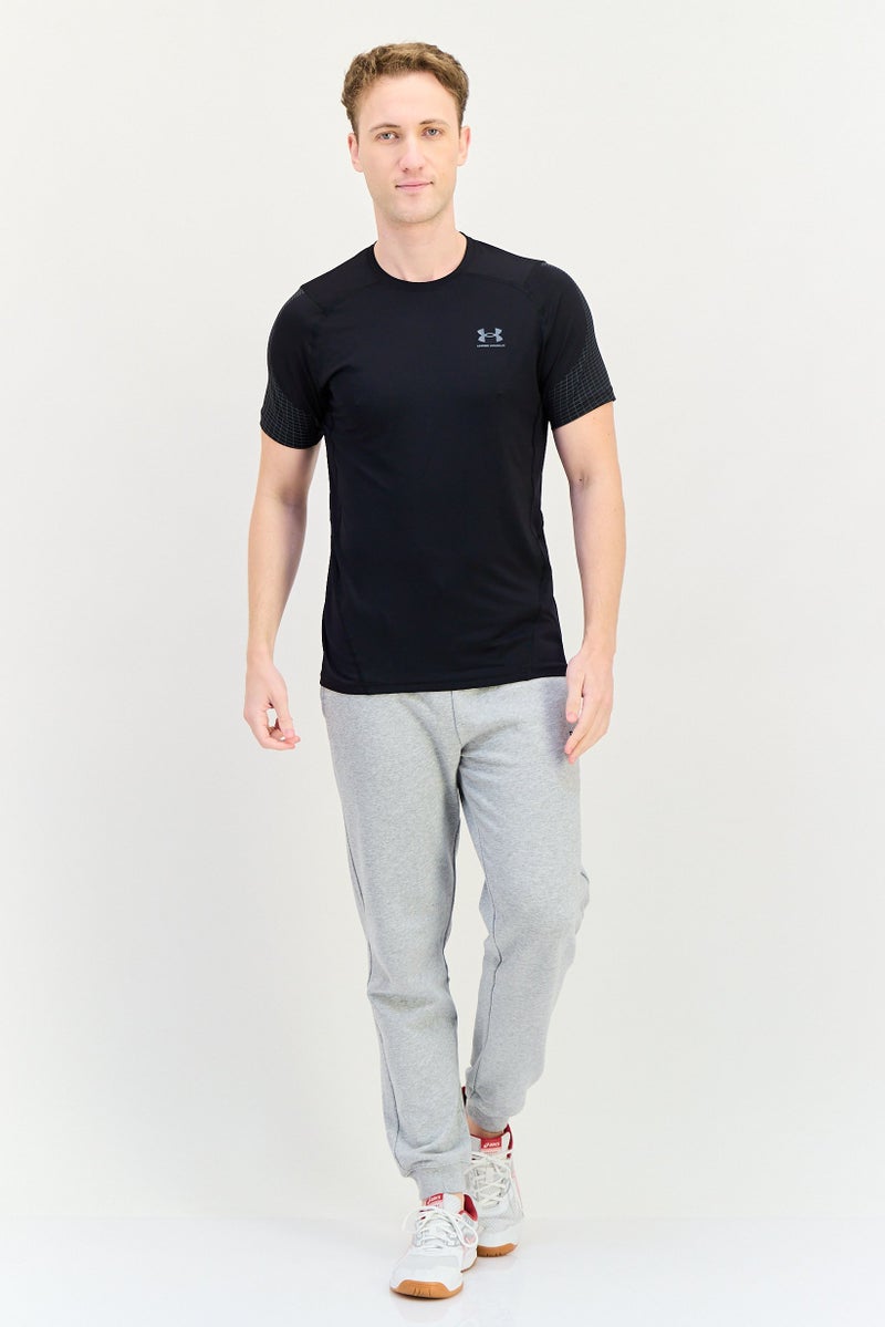 UNDER ARMOUR Men Sportswear Fit Short Sleeve Training T-Shirt, Black - Image 4