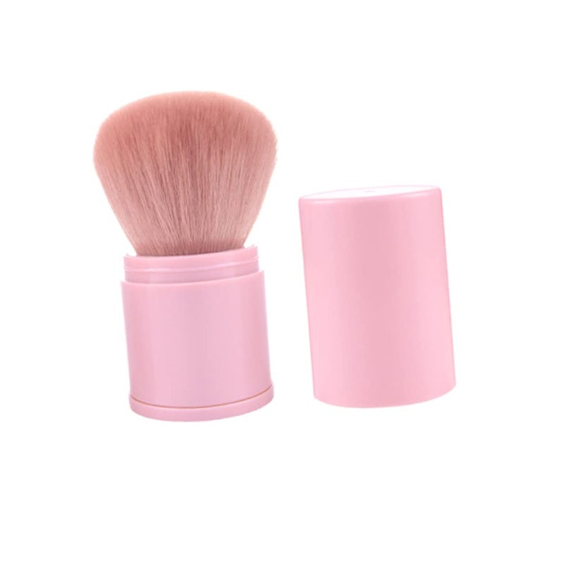 Pink Flexible Powder Brush For Even Application Washable And Reusable 8 3x3 3cm - Image 1