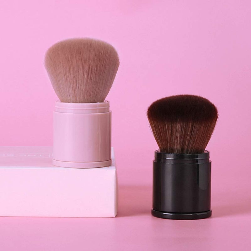 Pink Flexible Powder Brush For Even Application Washable And Reusable 8 3x3 3cm - Image 4