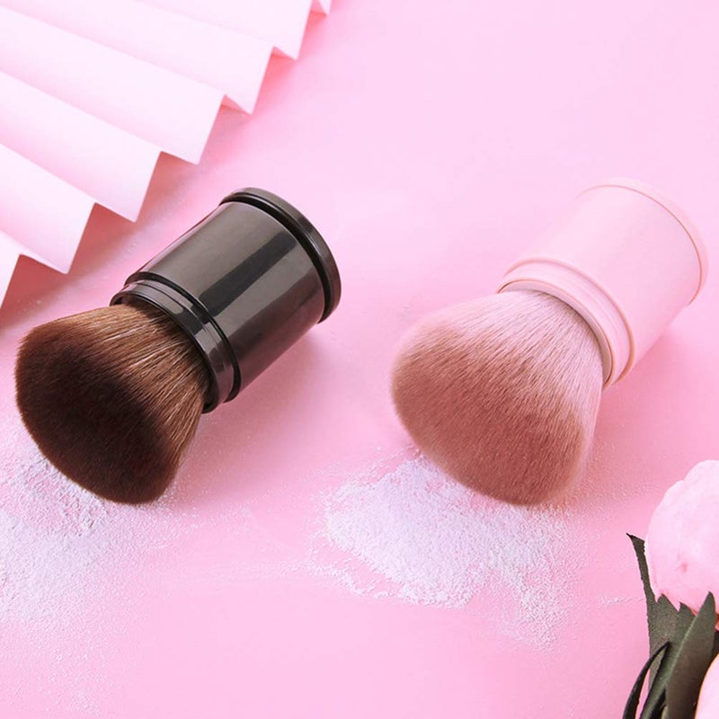 Pink Flexible Powder Brush For Even Application Washable And Reusable 8 3x3 3cm - Image 3