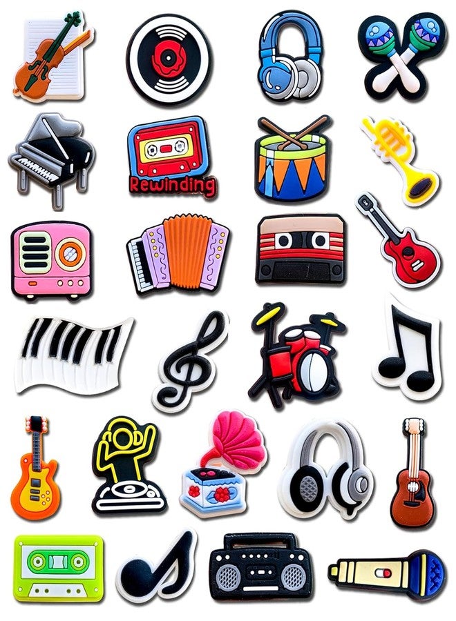 BOWNDY Different Shoe Charms for Clog Decoration,Cute Cartoon Charms Accessories for Gift, Fitness-22pcs, Plastic, No Gemstone - Image 1