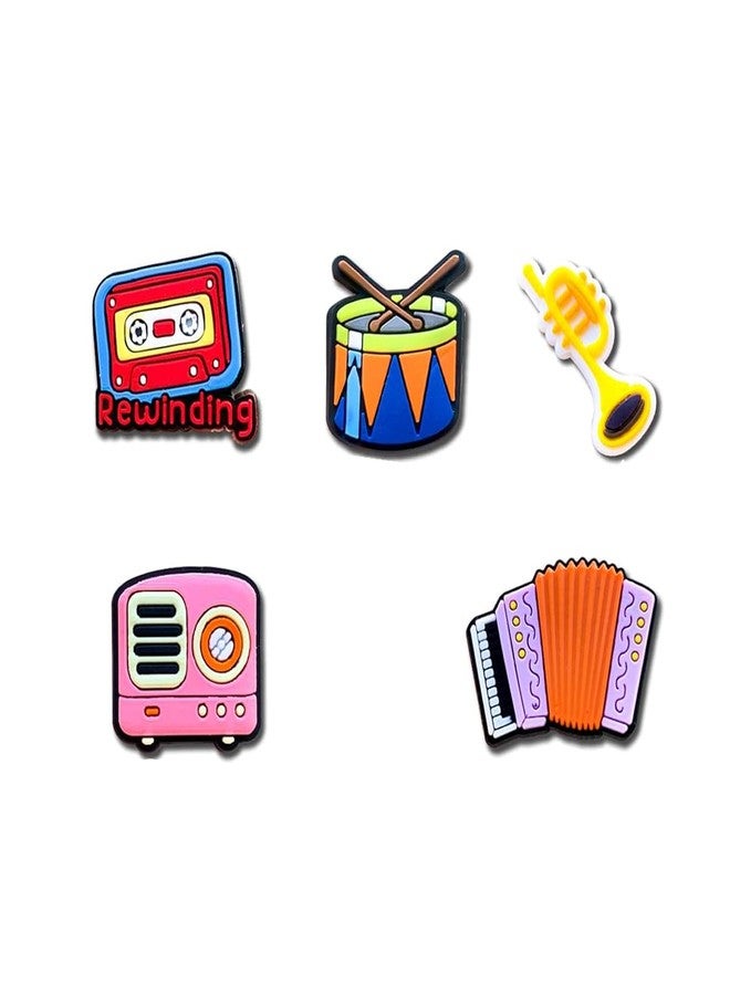 BOWNDY Different Shoe Charms for Clog Decoration,Cute Cartoon Charms Accessories for Gift, Fitness-22pcs, Plastic, No Gemstone - Image 3