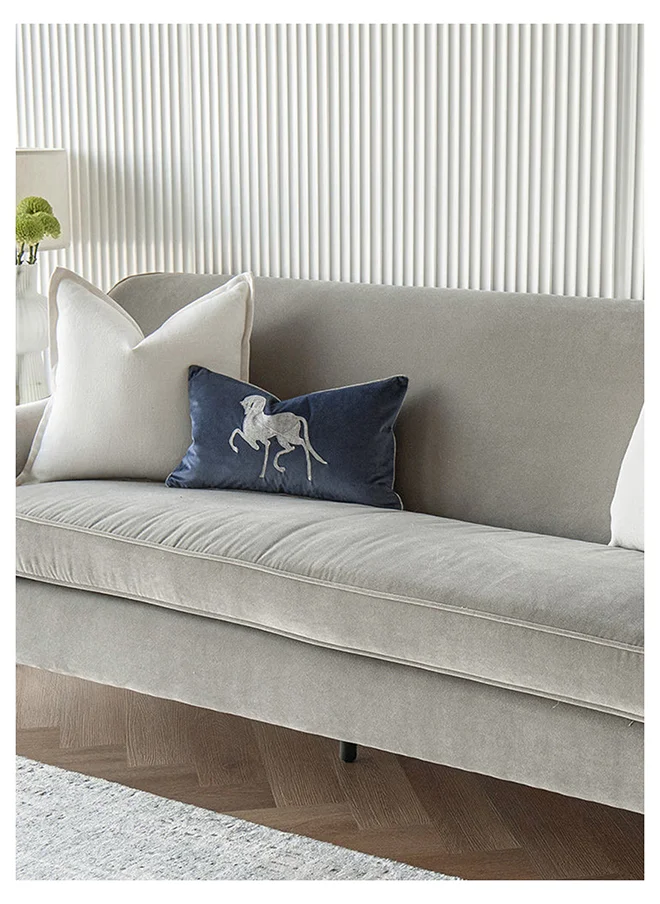 KNOT HOME Cushion Set (With Filler) Brent Bundle Pillow Knot Home Cover Case with Fillers for Modern Sofa Contemporary Living Room Bedroom and Office Soft Filling Washable