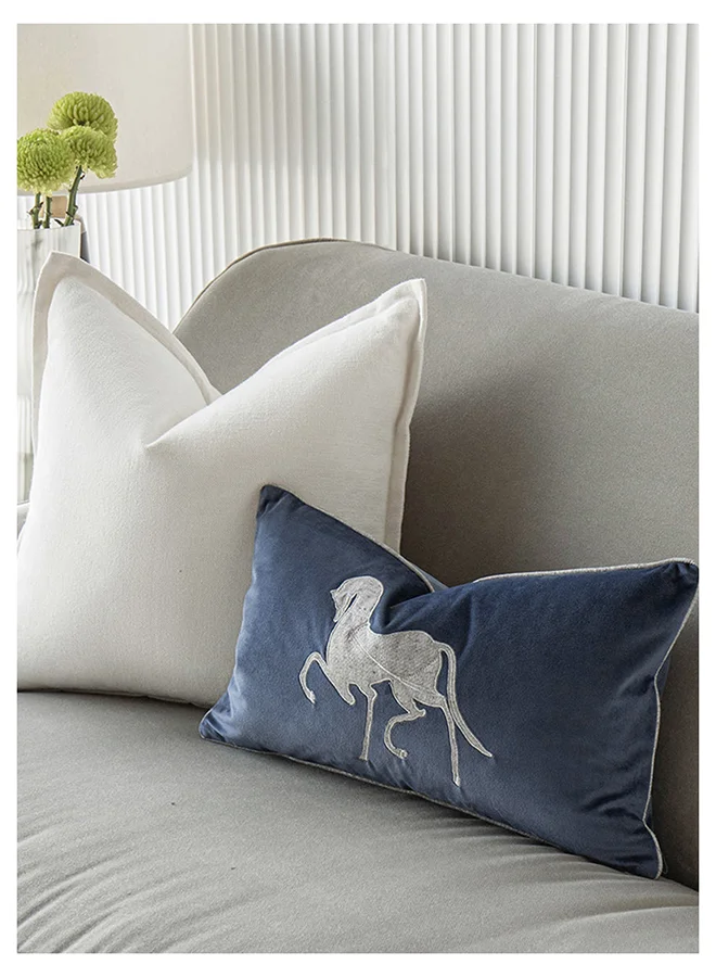 KNOT HOME Cushion Set (With Filler) Brent Bundle Pillow Knot Home Cover Case with Fillers for Modern Sofa Contemporary Living Room Bedroom and Office Soft Filling Washable