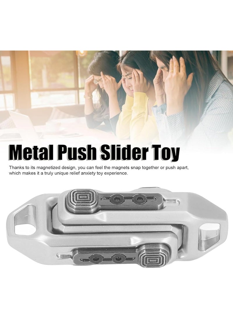 عام "شريحة مضغطة (فيدجيت سلايدر)، لعبة معدنية للأصابع، مناسبة للكبار والمراهقين. ألعاب الفيدجيت تخفف التوتر والقلق، وتوفر راحة للأطفال والكبار المصابين باضطراب فرط الحركة ونقص الانتباه (ADHD)، والاكتئاب، والوسواس القهري (OCD)، وطيف التوحد." - Image 2