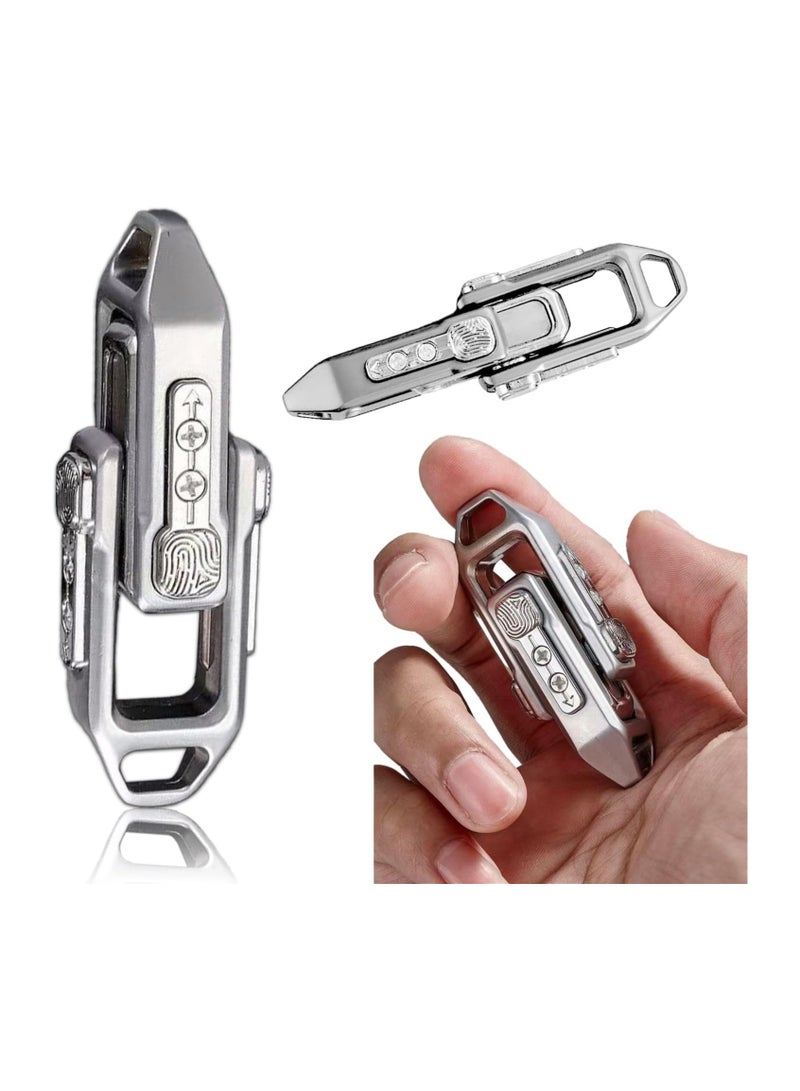 عام "شريحة مضغطة (فيدجيت سلايدر)، لعبة معدنية للأصابع، مناسبة للكبار والمراهقين. ألعاب الفيدجيت تخفف التوتر والقلق، وتوفر راحة للأطفال والكبار المصابين باضطراب فرط الحركة ونقص الانتباه (ADHD)، والاكتئاب، والوسواس القهري (OCD)، وطيف التوحد." - Image 1