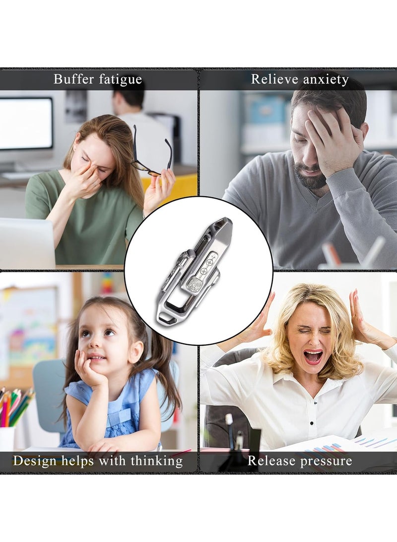 عام "شريحة مضغطة (فيدجيت سلايدر)، لعبة معدنية للأصابع، مناسبة للكبار والمراهقين. ألعاب الفيدجيت تخفف التوتر والقلق، وتوفر راحة للأطفال والكبار المصابين باضطراب فرط الحركة ونقص الانتباه (ADHD)، والاكتئاب، والوسواس القهري (OCD)، وطيف التوحد." - Image 4