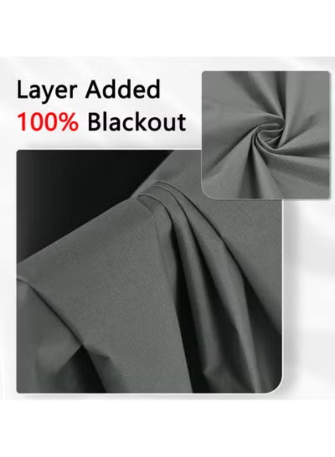 DUNISO 1 Panels 100% Blackout Curtains, Heat Insulation Curtain, Easy to install, Privacy Protection, Grommet Light Blocking Blackout Drapes Suitable for Various Room Types - Image 4
