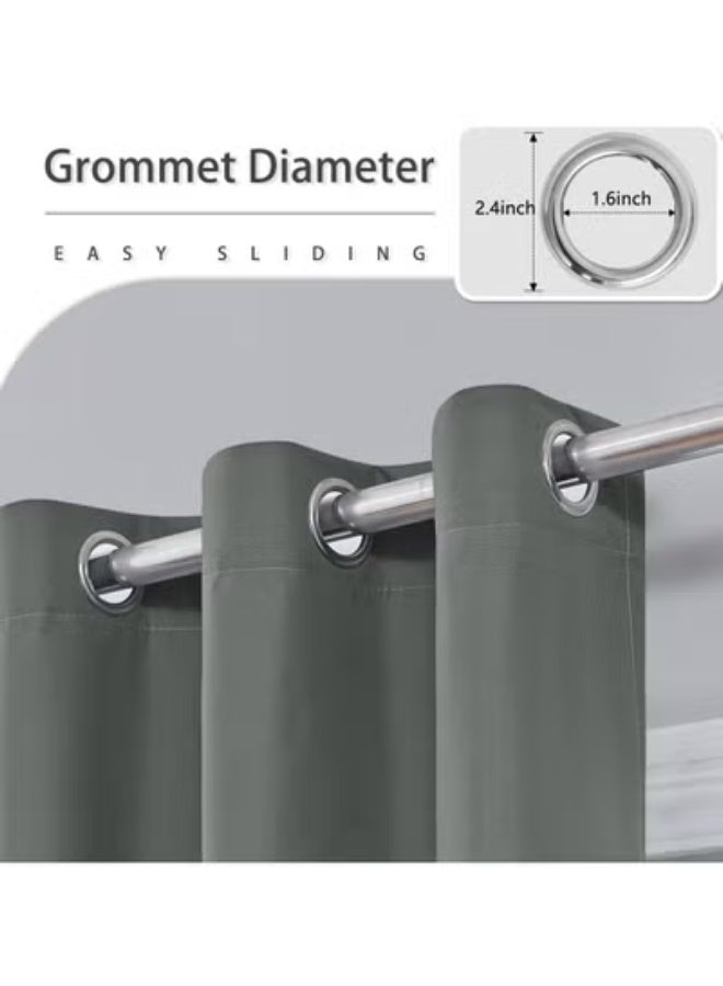 DUNISO 1 Panels 100% Blackout Curtains, Heat Insulation Curtain, Easy to install, Privacy Protection, Grommet Light Blocking Blackout Drapes Suitable for Various Room Types - Image 5