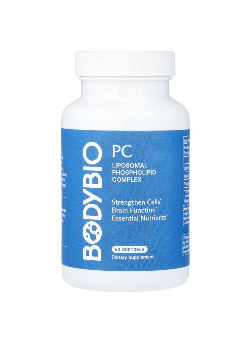 PC, Liposomal Phospholipid Complex, 60 Softgels (650 mg per Softgel)