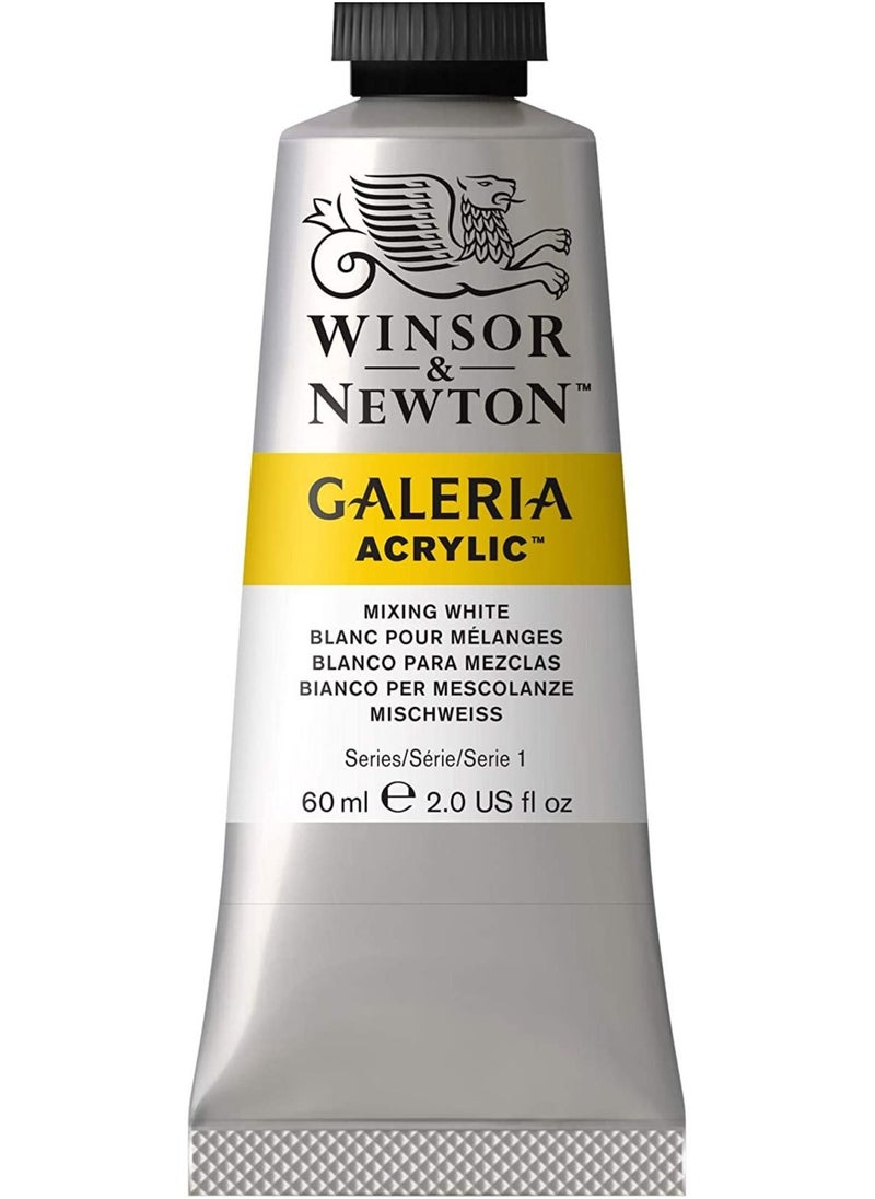 WINSOR & NEWTON Winsor & Newton Galeria Acrylic Mixing White 60 ml  - Image 1