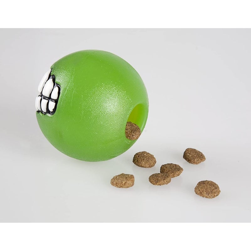 Rogz Fun Dog Treat Ball in various sizes and colors, Medium, Orange - Image 3