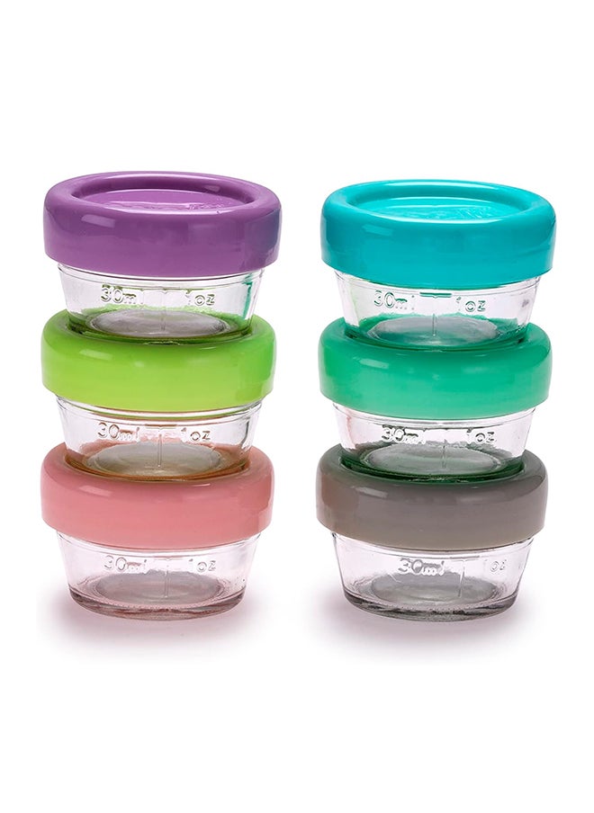 melii - Pack Of 6 Glass Food Container, 2Oz - Image 1