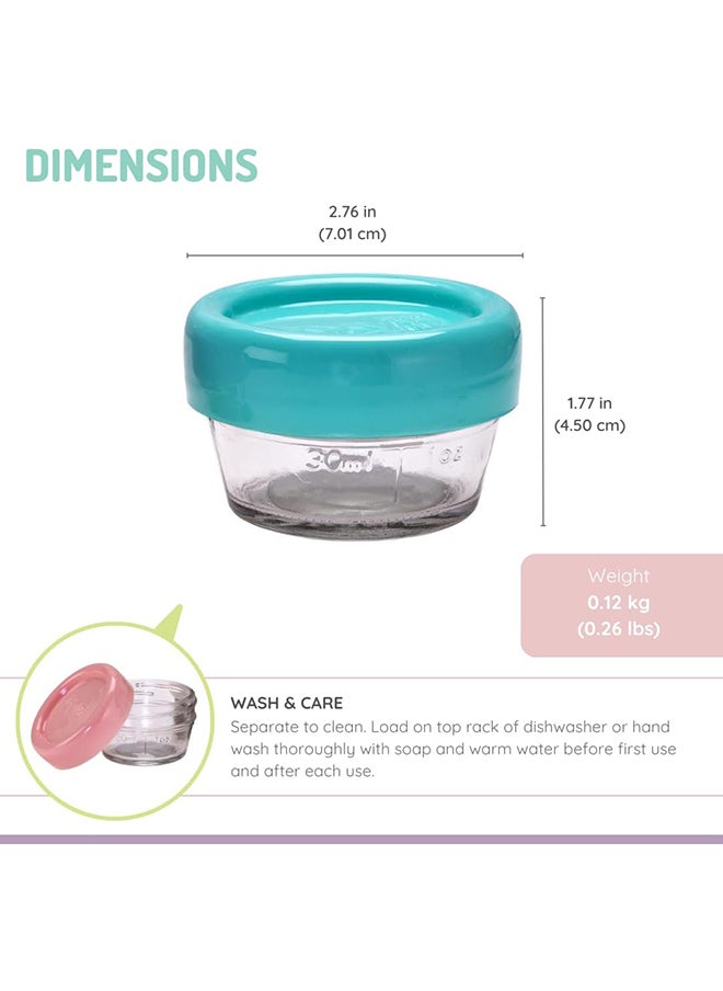 melii - Pack Of 6 Glass Food Container, 2Oz - Image 1