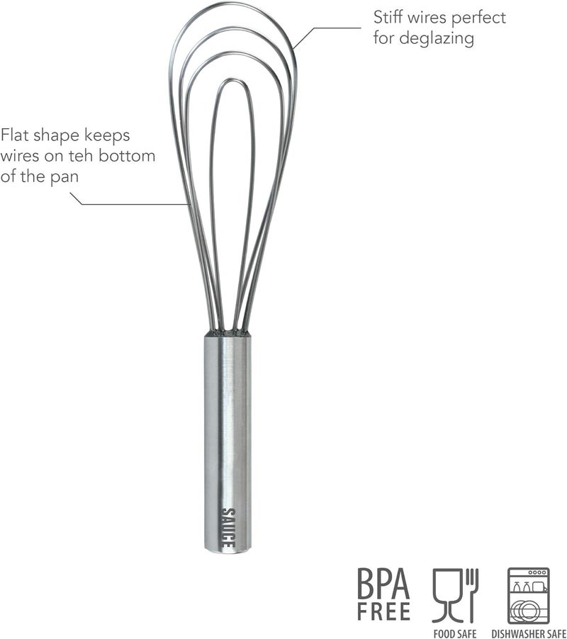 Tovolo Sauce Whisk - 10" Stainless Steel Kitchen Tool - Image 2
