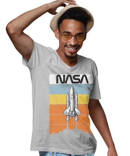 BROOKLYN VERTICAL Officially Approved NASA Product 4-Pack Boys Short Sleeve Crew Neck T-Shirt with Chest Print - Image 3