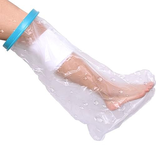 WNHTFAC Leg Cast Cover for Shower Kids Waterproof Cast Protector for Broken Leg Child Reusable Water Resistant Kids Cast Bag for Swimming Bathing with Watertight Seal Cast Cover Leg for Leg Foot Ankle Adult - Image 2