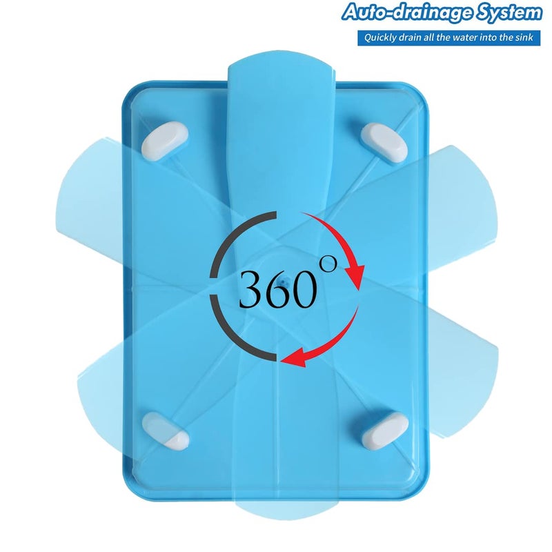 BURAQ Stainless Steel Dish Drainer with Automatic Water Drain Tray, Strong & Durable After Wash Utensils Basket Dish Rack for Kitchen Organizer (Dish Rack with Tray & Spoon Holder) - Image 3