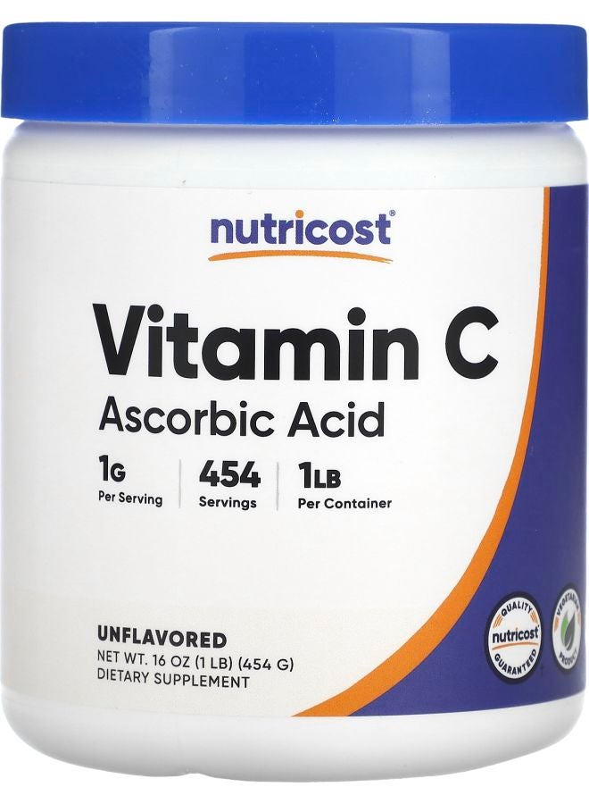 Nutricost Vitamin C Unflavored 16 oz (454 g)