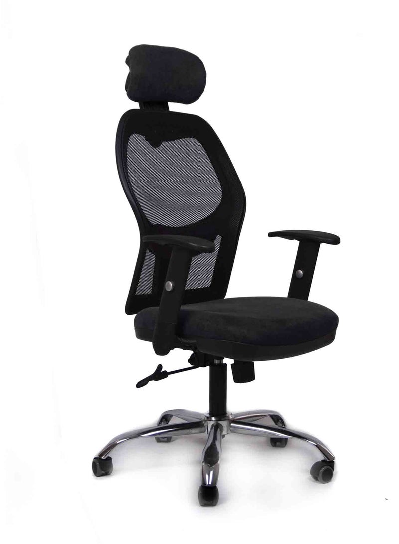 elhelow style Luxury Executive Office Chair Swivel Ergonomic Office Chairs Black 50X50X110 Cm 