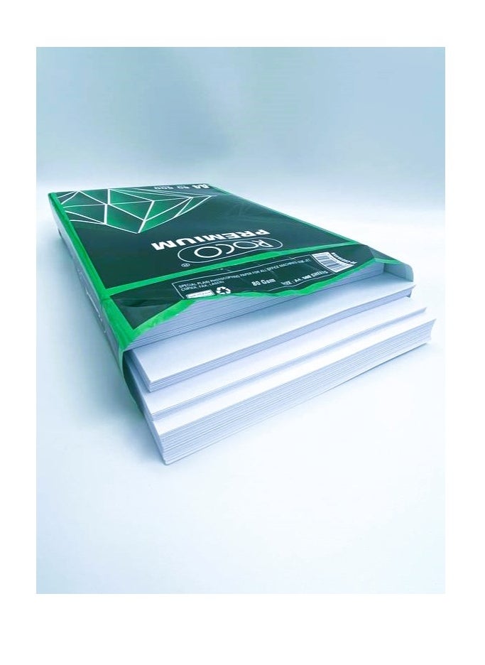 ROCO A4 Premium paper Copy, 80 Gsm, 500 Sheets  - Image 2