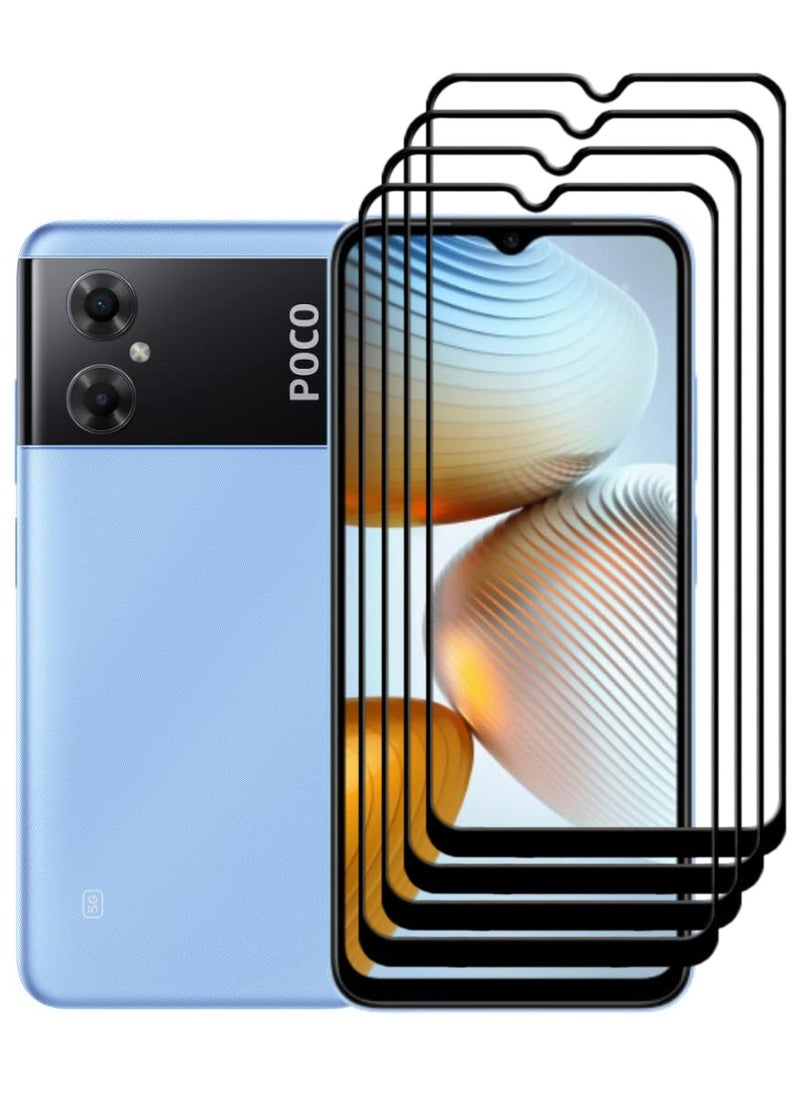 أكاليكس 4 قطع، حماية شاشة،  لهاتف شاومي بوكو M4 5G  ، جودة ممتازة. - Image 1