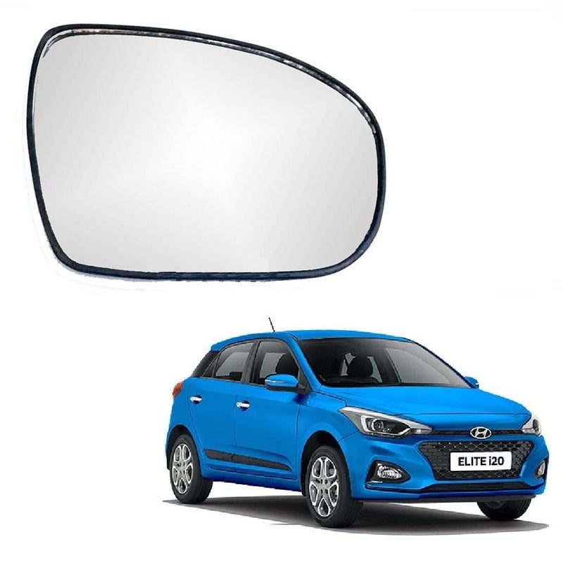 STYCARO -orvm Right Driver Side Rear View Mirror Glass Plate for Hyundai I20 2ND GEN ACTIVE, I20 2ND GEN ELITE, I20 2ND GEN F/L ELITE 2015-2019 Model - Image 1