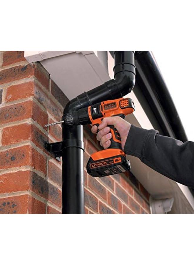 BLACK+DECKER Cordless Hammer Drill With 11 Torque Settings 18V Battery Not Included Bdch188N Xj 2 Years Warranty  - Image 4