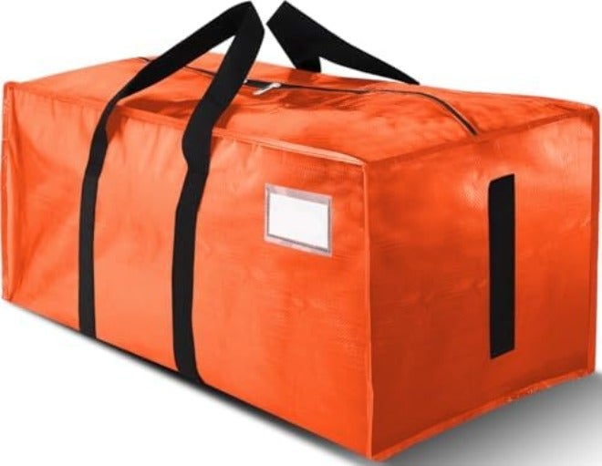 HOMESURE Supports 200lbs Heavy Duty Moving Bags - Strong Zipper & Wrap-Around Handles - Water-Resistant Storage Totes, Durable Alternative to Moving Boxes - 8 Pack -  Semi-Transparent